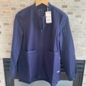 FIGS Bellery Bomber scrub jacket